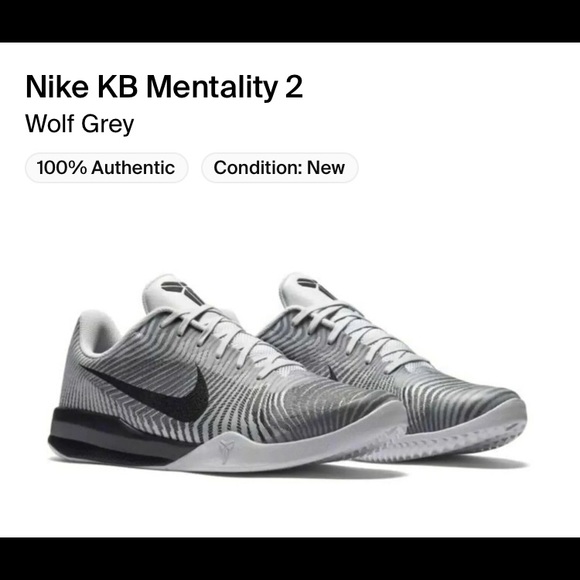 (SOLD) Nike Kobe Mentality 2 Wolf Grey - Picture 5 of 5